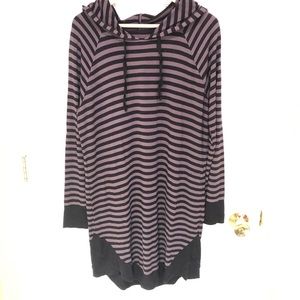 Soma hoodie dress tunic lounge sweatshirt large